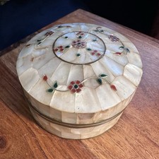 Vintage Mother Of Pearl Brass