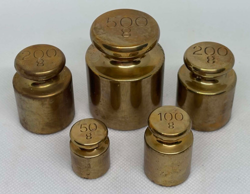 Vintage scale brass - brass, metal