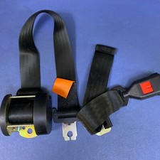 Classic Car Universal Securon 2 Point Static Black Lap Seat Belt PN 245 1.9M WEB