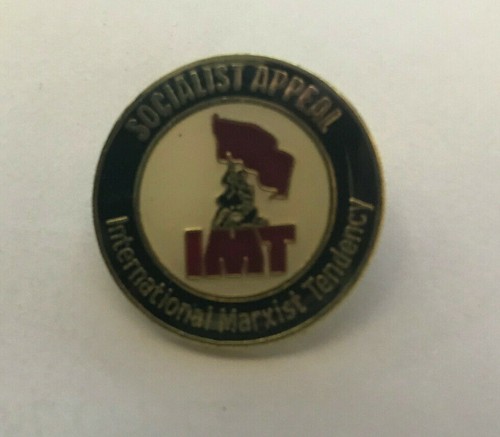 Socialist appeal enamel pin - socialist,