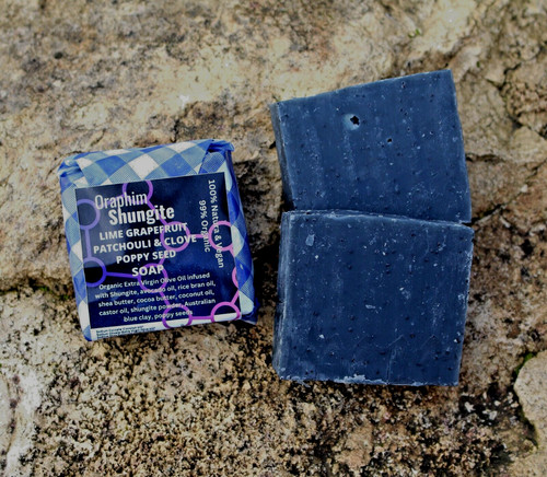 Shungite soap handmade - shungite,