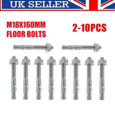 2/4/10X M18 x160mm floor bolts