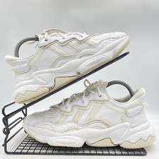 Adidas Ozweego Triple White Trainers Size UK 7 Mens Leather Gym Running Chunky