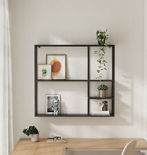 Small Wall Shelf, Black Metal