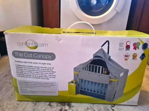Content calm the cot - the,