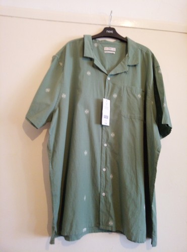 Green cotton shirt - f&f, shirt,