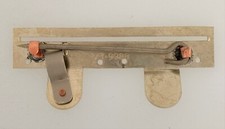 Medal suspension bar to mount pair of 2 FULL SIZE British medals brooch pin back