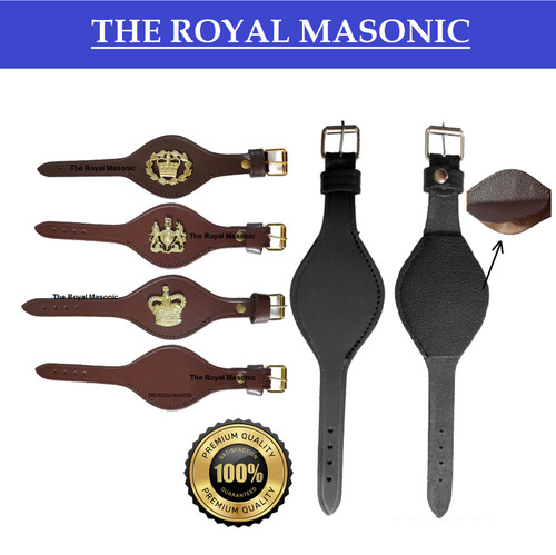 British army leather wrist - british,
