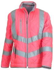 Equestrian Pink Yoko Kensington Ladies  HiVis Jacket Horse Riding Reflective