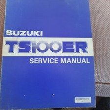 SUZUKI TS100ER SERVICE MANUAL GENUINE 1982 - 1987 99500-21130-01E