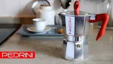 MoKa Pot Espresso Caffe Coffee Maker - PEDRINI - 6 cups Caffettiera