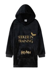 HARRY POTTER Fleece Oversized Hooded HOODIE Wearable Blanket Dressing Gown NEW