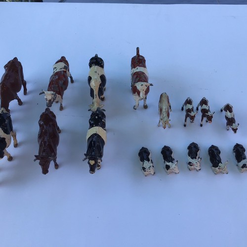 Vintage britains cattle 6 - cattle,,