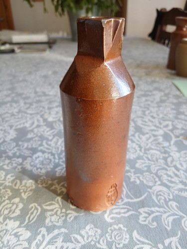 Antique stoneware ink - ink, bottle