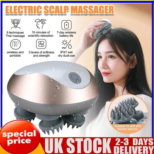 Electric head scalp massager - head,