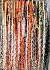 Dreadlock Extensions Curly Dreads Hair Extensions Calico Dreads