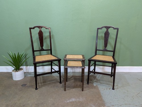 Antique edwardian cane - edwardian, chairs
