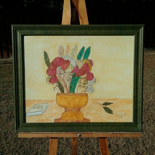 Original watercolor flower - watercolor,