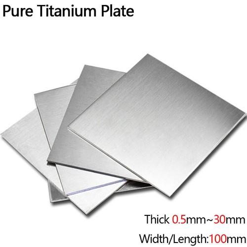 Pure titanium plate square - pure,
