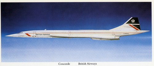 Concorde british airways - concorde,