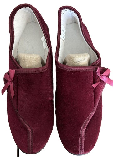Ladies red slippers - ladies,