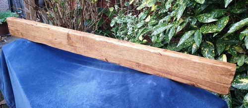 Oak fireplace mantel - ,