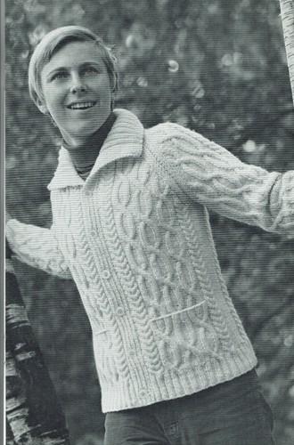 Mans aran jacket - mans, cardigan