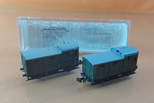 Pair of N Gauge Box Cars DB Livery - Cased