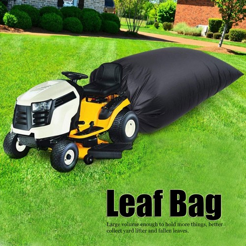 Black lawn tractor - black, leaf