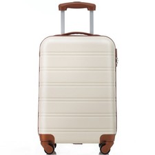 Suitcase, Small Hard Shell Suitcase, ABS Carry on Suitcase, Travel Trolley 4 Whe