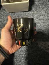 Elvis Presley Black Glass Cup
