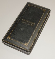 Box Only No Medal Damaged Vintage Distinguished Flying Cross Box WWII USA