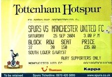 2004 tottenham hotspur - tottenham, v