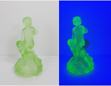 Uranium Glass Peter Pan &
