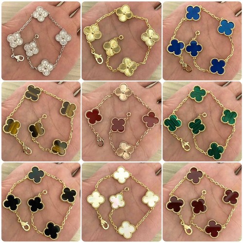 Four leaf clover - clover, gold