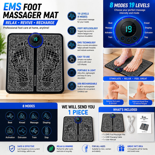 Ems foot massager - foot,