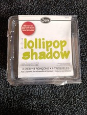 4 x Sizzix Bigz Lollipop Shadow Lowercase Letters Alphabet  Craft Die Set 660112