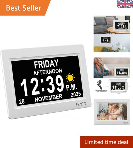 Sleek inch alarm clock - sleek, with