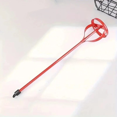 Red drill mixer paddle - red, paint
