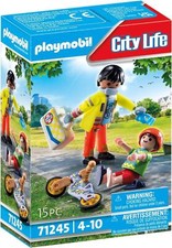 Playmobil Rescue - Paramedic with Patient 71245 Bike Medical Kit