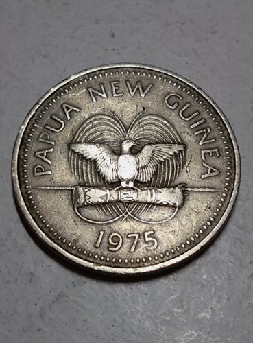 Old 1975 papua new - guinea, coin
