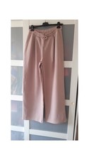 Zara Pale pink, wide Leg Joggers trousers m 12 / 14