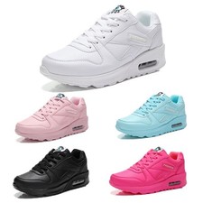 WOMENS LADIES LACE UP TRAINERS COMFY SNEAKERS PLIMSOLLS WOMEN SHOES SIZE