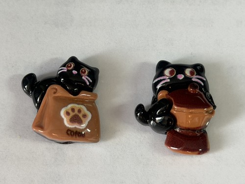 Cat fridge magnets - cat,