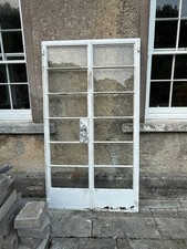 Original Crittal double doors and frame 