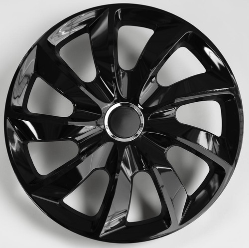 Black wheel trims hub - 15",