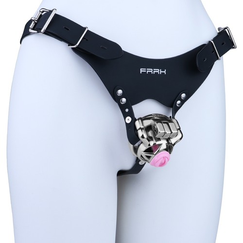 Stainless steel male chastity - steel,