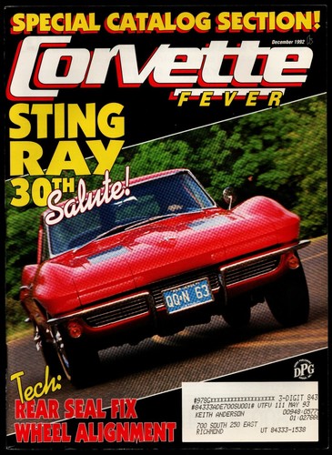 December 1992 corvette - december,