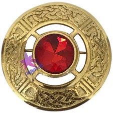 CC Kilt Fly Plaid Brooch