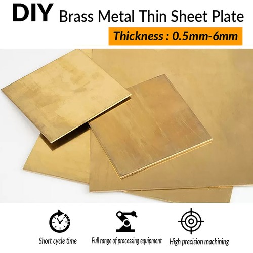 Brass plate square sheet - square,